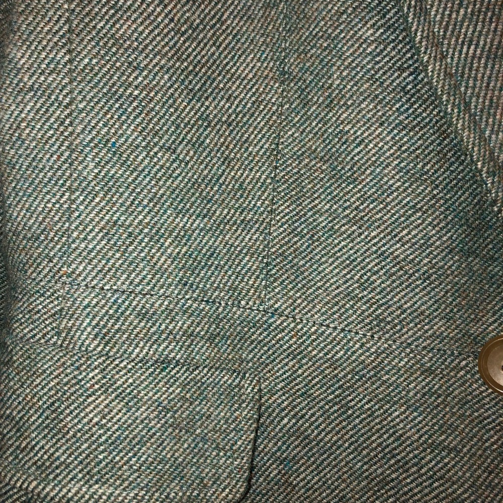 Mint green heathered Talbots Blazer
